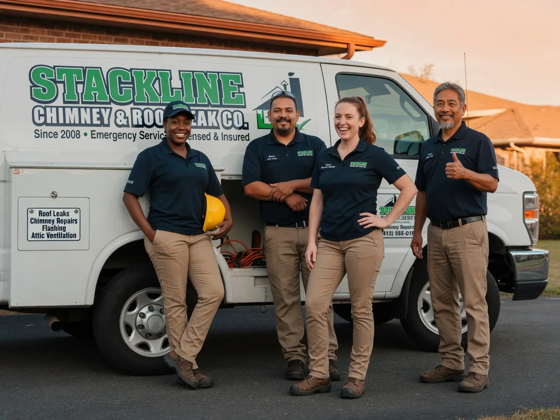 Chimney flashing repair company in Arma, KS
